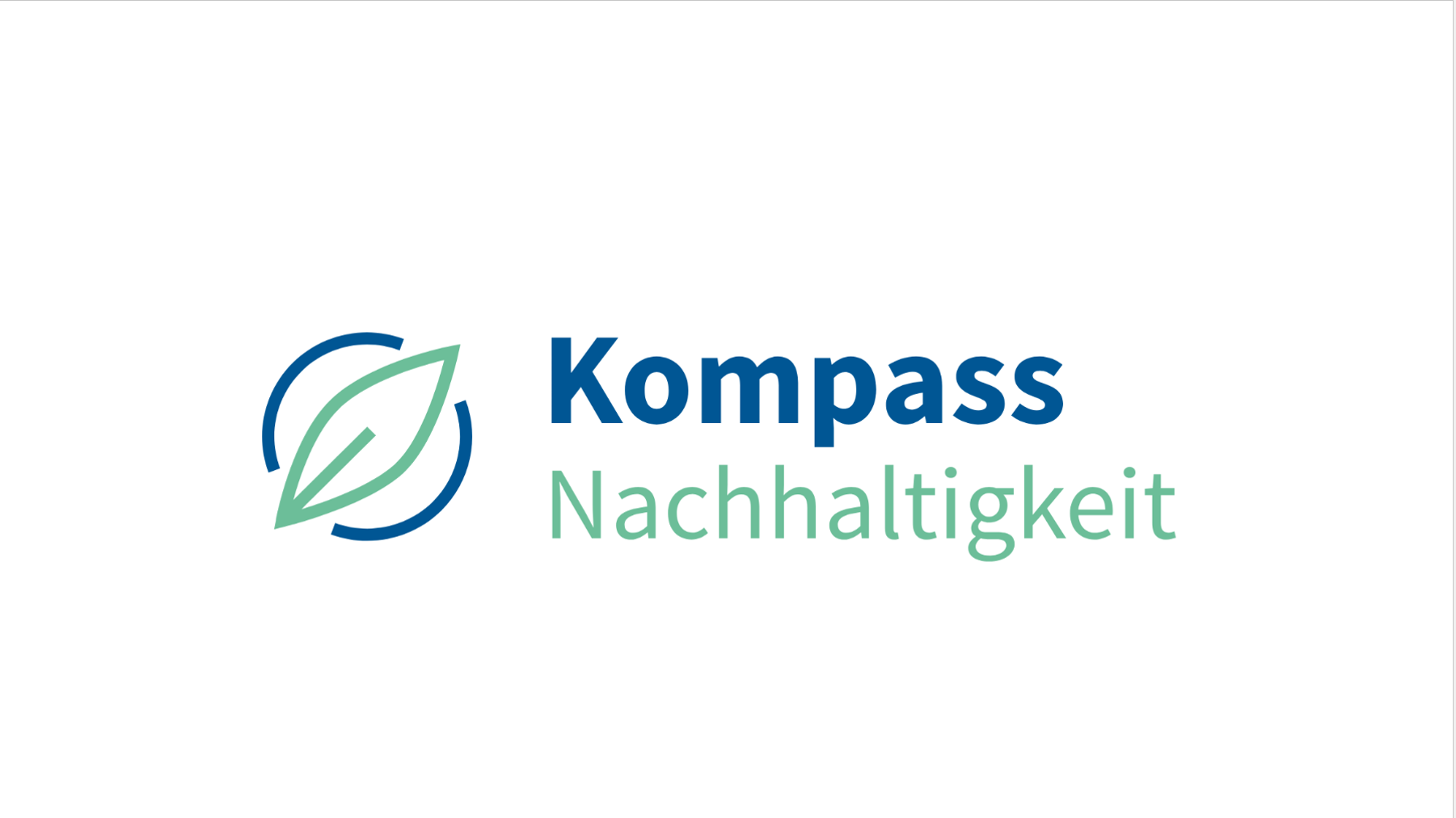 Kompass Nachhaltigkeit